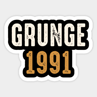 Grunge 1991 Sticker